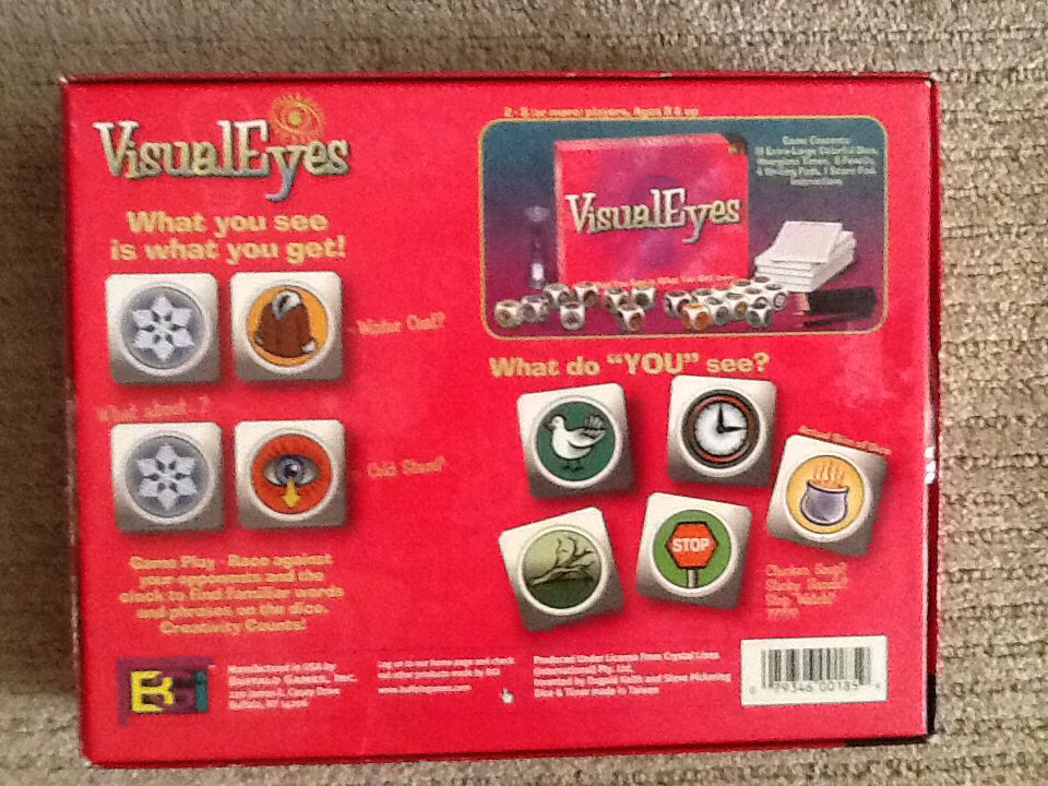 Visual Eyes  (2-8) board game collectible [Barcode 079346001859] - Main Image 2