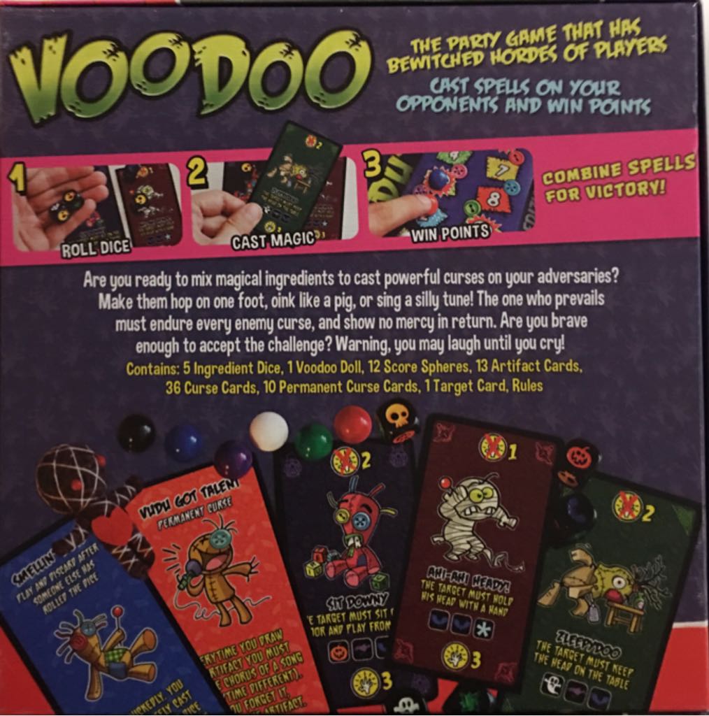 VooDoo  (2-8) board game collectible [Barcode 080162887008] - Main Image 2