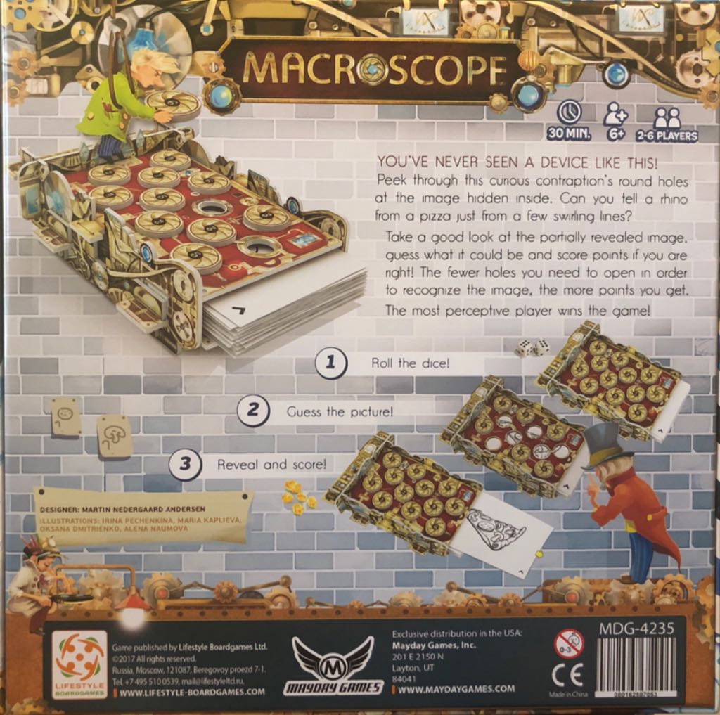 Macroscope  (2-6) board game collectible [Barcode 080162887053] - Main Image 2