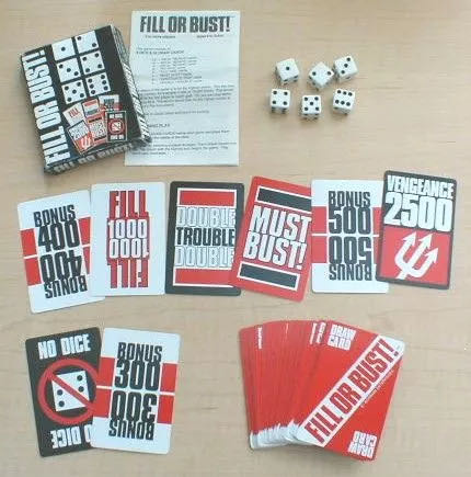Fill or Bust!  (2-10) board game collectible [Barcode 083533111115] - Main Image 3
