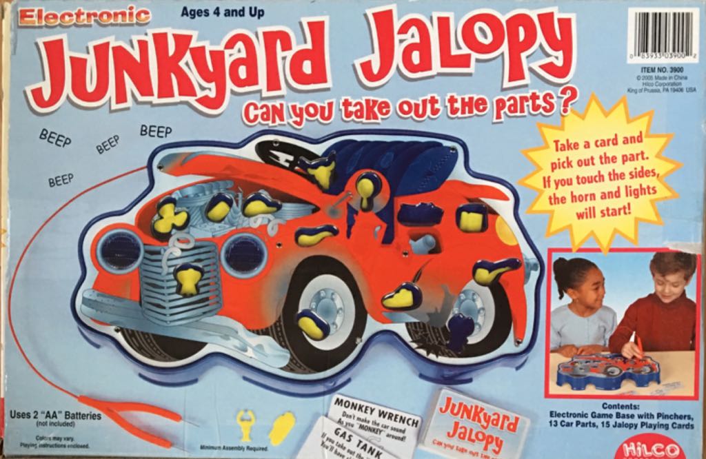 Junkyard Jalopy  (1+) board game collectible [Barcode 083933039002] - Main Image 2