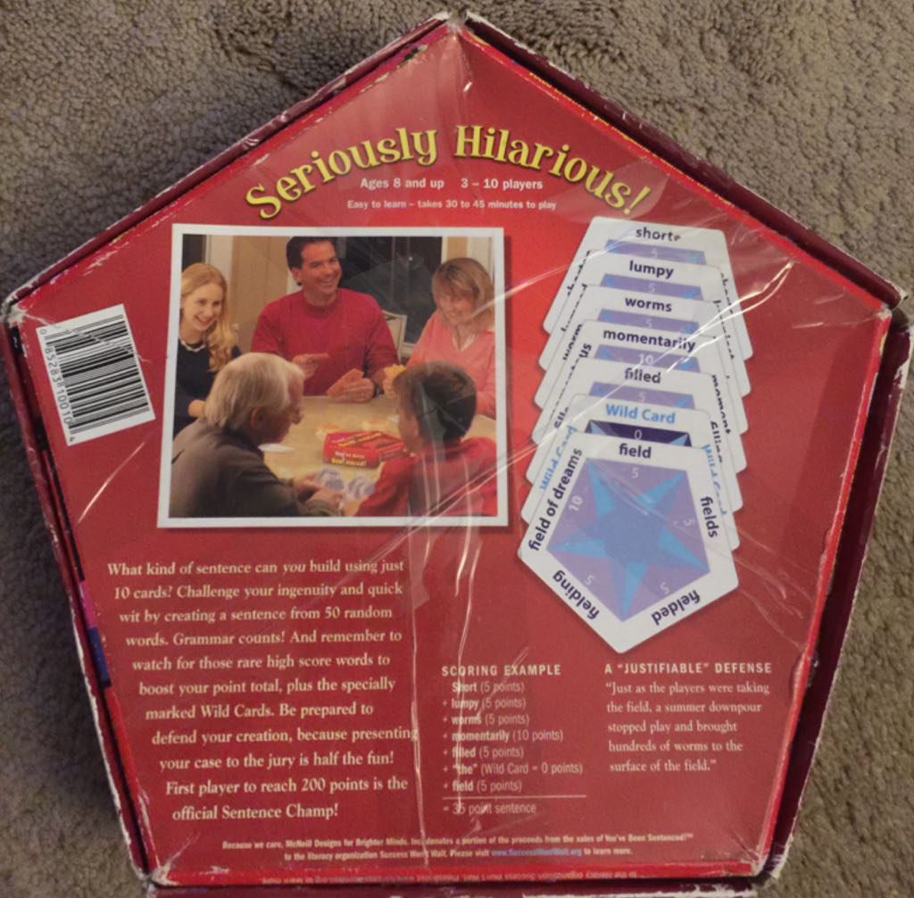 You’ve Been Sentenced!  (3-10) board game collectible [Barcode 085283100104] - Main Image 2