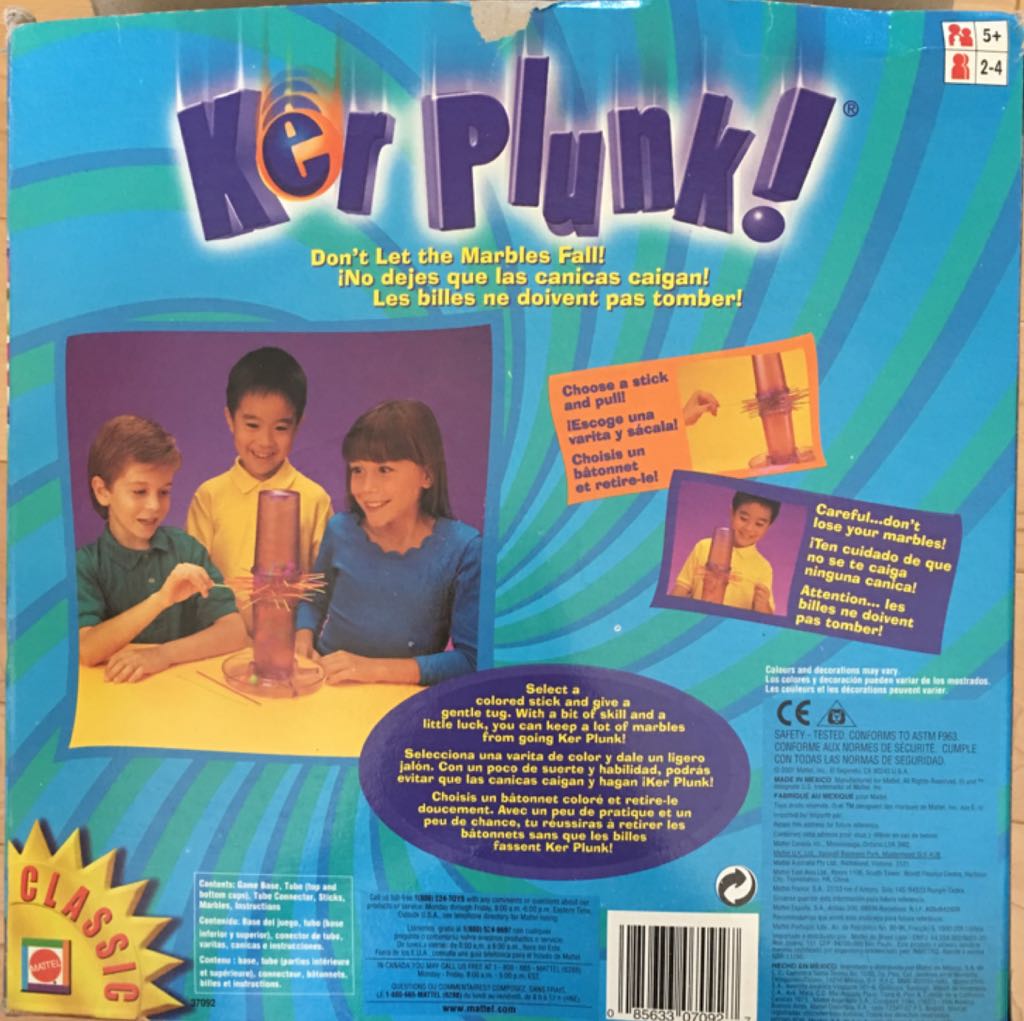 Ker Plunk  (2-4) board game collectible [Barcode 085633070927] - Main Image 2