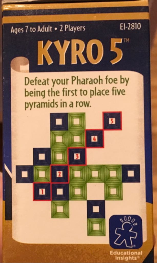 Kyro 5  (2) board game collectible [Barcode 086002028105] - Main Image 2