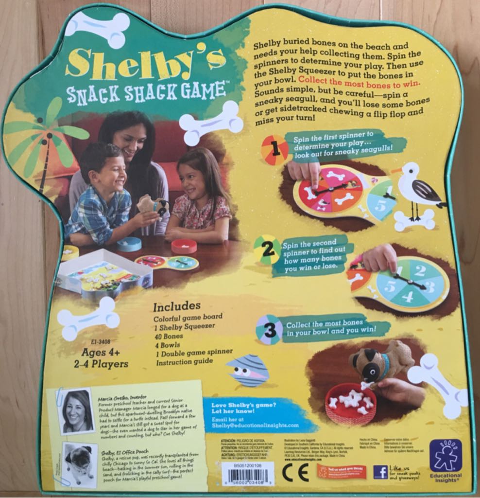 Shelby’s Snack Shack Game  (2-4) board game collectible [Barcode 086002034083] - Main Image 2