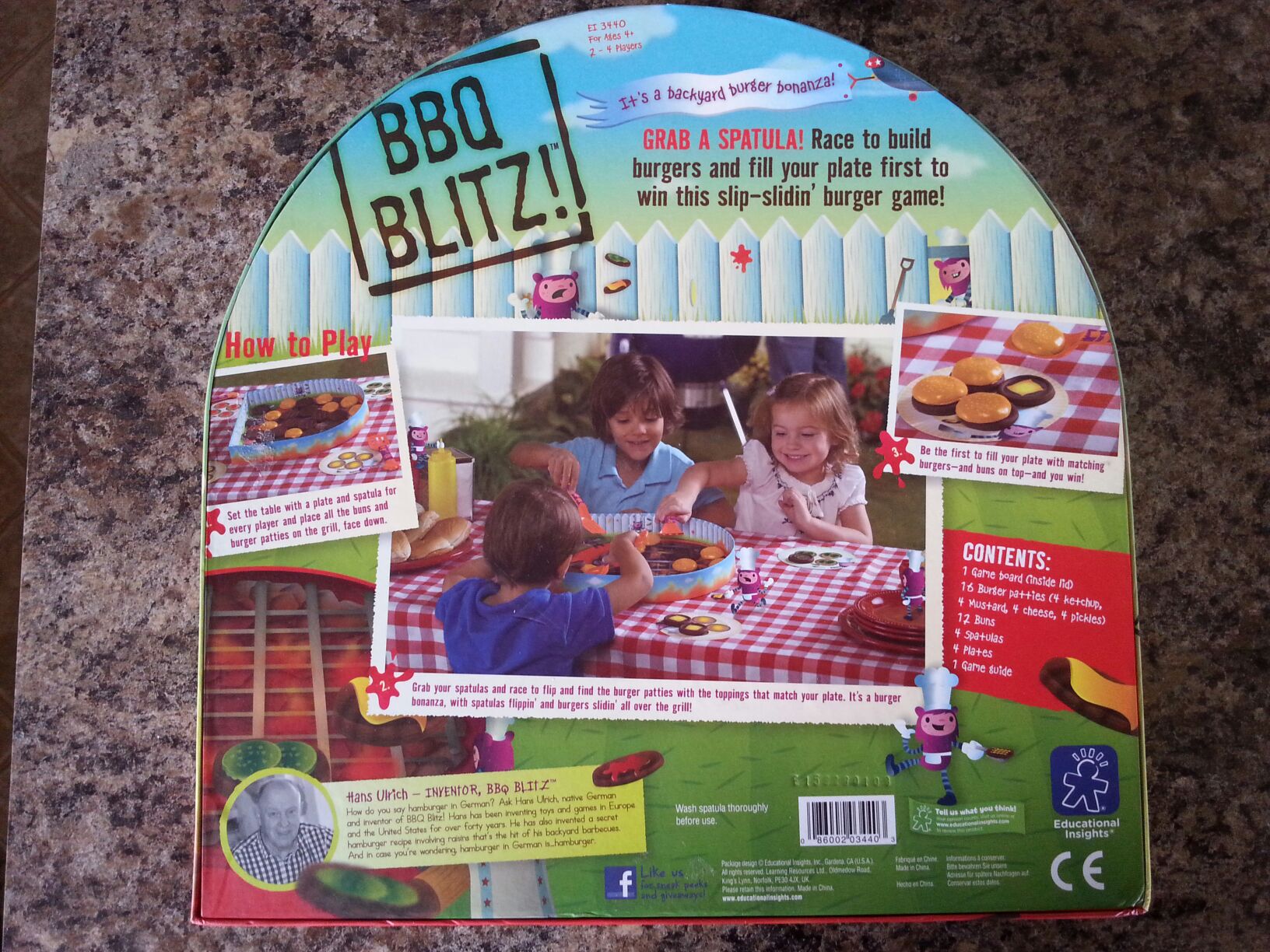 Burger Blitz  (2-4) board game collectible [Barcode 086002034403] - Main Image 2
