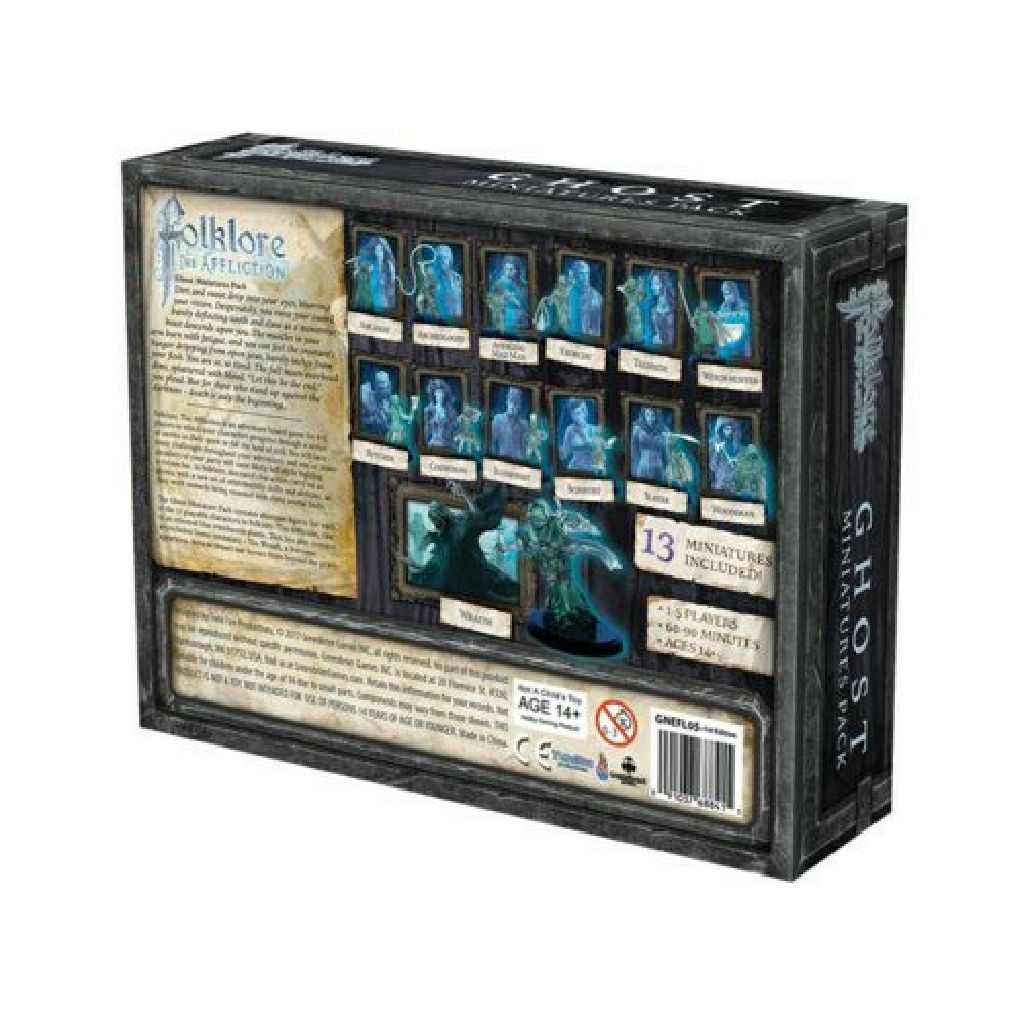 Folklore The Affliction: Ghost Miniatures Pack  (1-5) board game collectible [Barcode 091037688415] - Main Image 2
