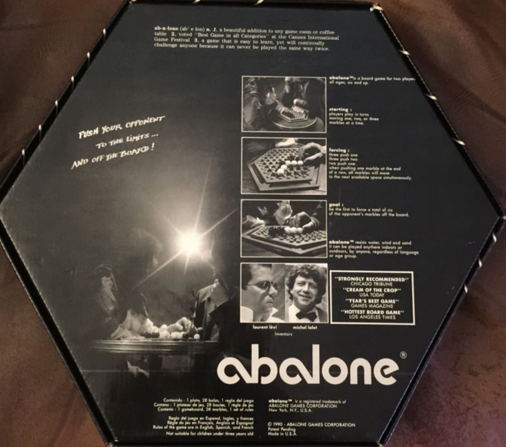 Abalone  (2) board game collectible [Barcode 091594010018] - Main Image 2