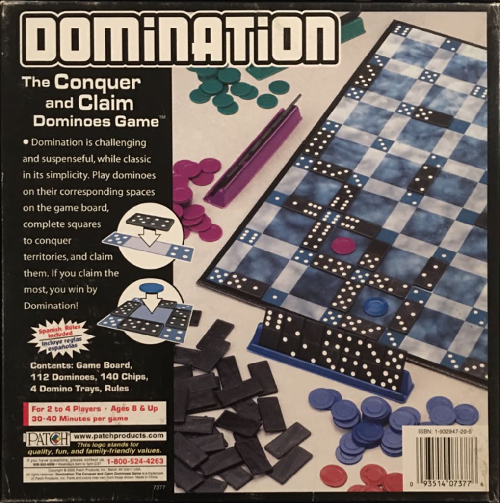 Domination  (2-4) board game collectible [Barcode 093514073776] - Main Image 2