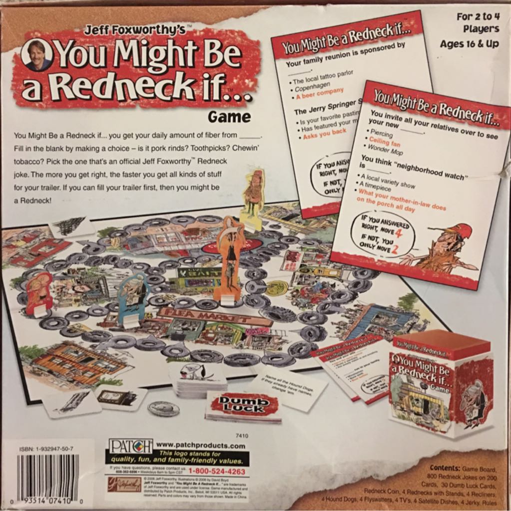 You Might Be A Redneck If…  (2-4) board game collectible [Barcode 093514074100] - Main Image 2