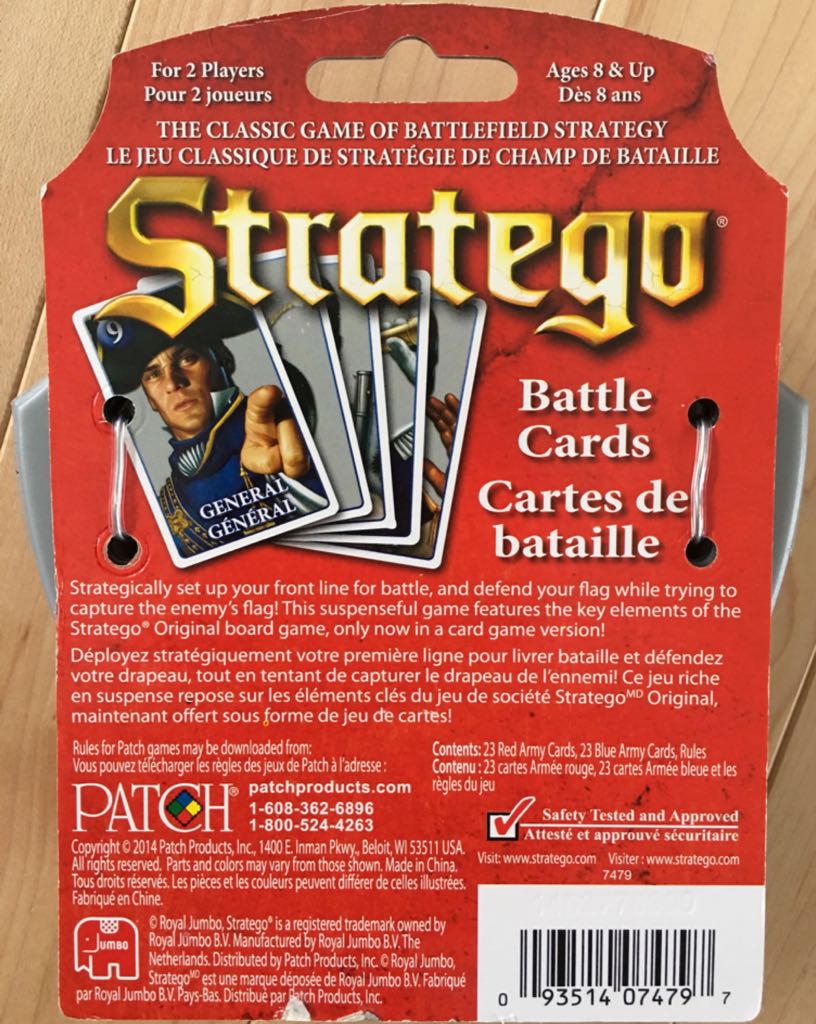 Stratego : Battle Cards  (2) board game collectible [Barcode 093514074797] - Main Image 2