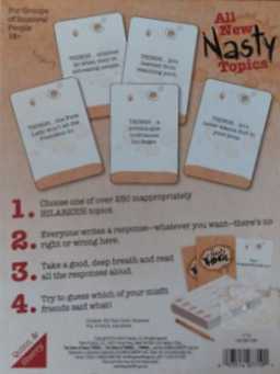 Nasty Things  (4-15) board game collectible [Barcode 093514077101] - Main Image 2