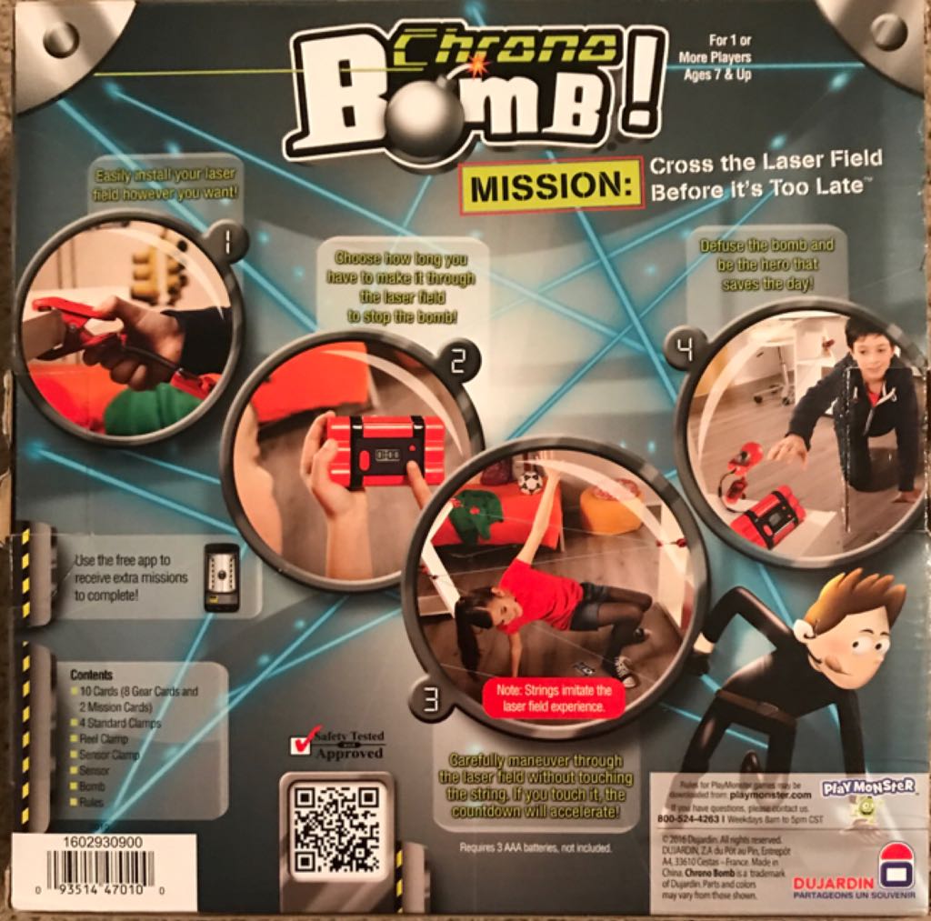 Chrono Bomb  (1+) board game collectible [Barcode 093514470100] - Main Image 2