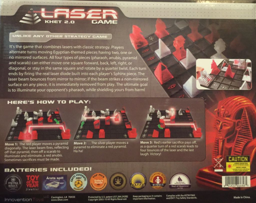 Laser Khet 2.0  (2) board game collectible [Barcode 094922066367] - Main Image 2