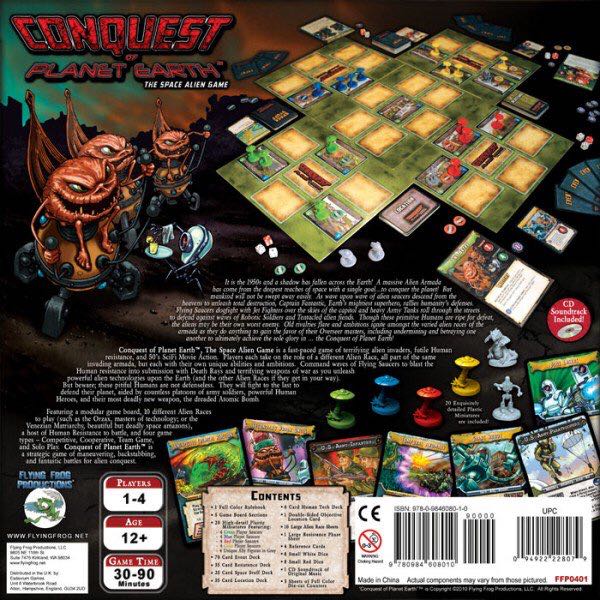 Conquest of Planet Earth   (1-4) board game collectible [Barcode 094922228079] - Main Image 2