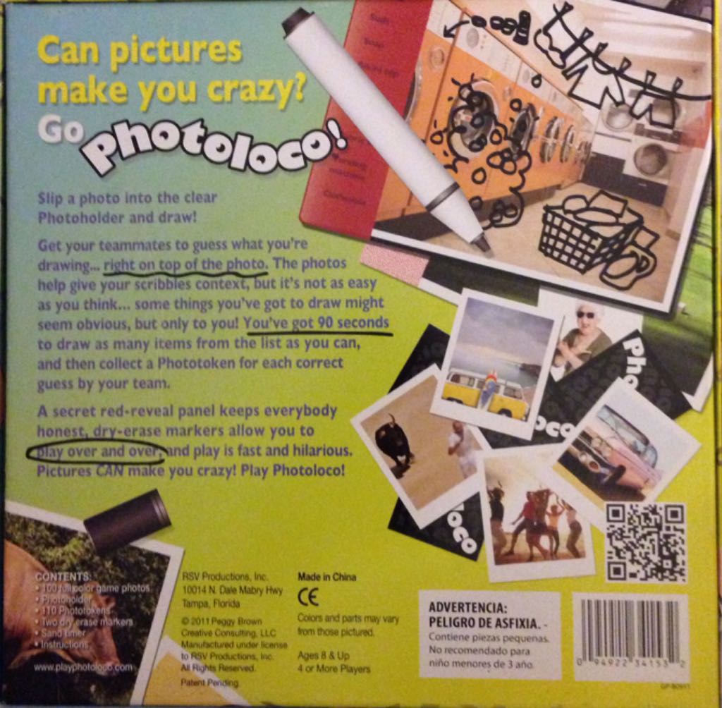 Photoloco  (4+) board game collectible [Barcode 094922341532] - Main Image 2
