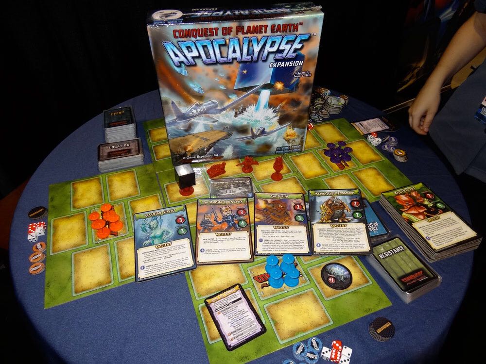 Conquest of Planet Earth: Apocalypse Expansion  (1-6) board game collectible [Barcode 094922427014] - Main Image 2