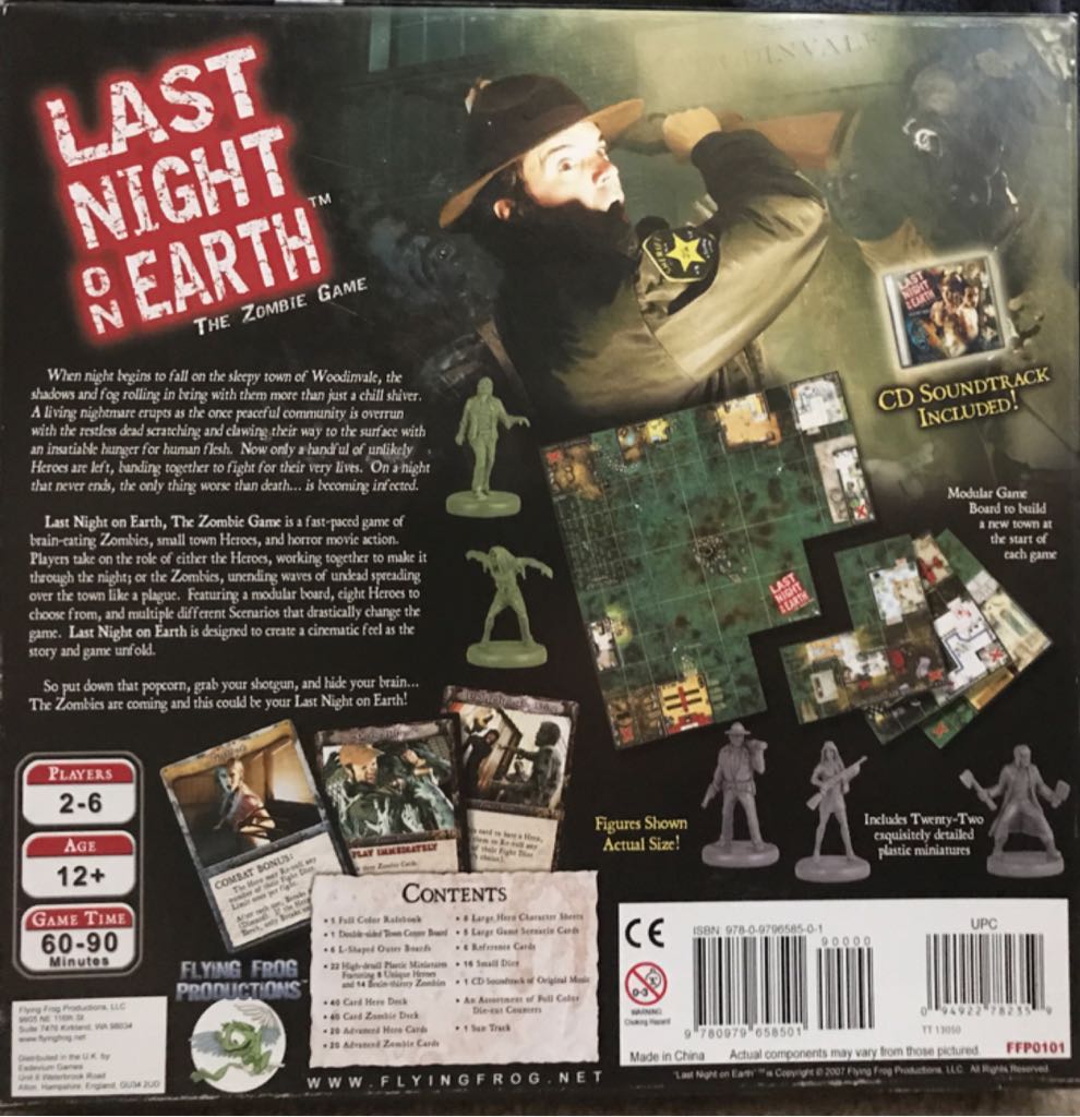 Last Night On Earth  (2-6) board game collectible [Barcode 094922782359] - Main Image 2