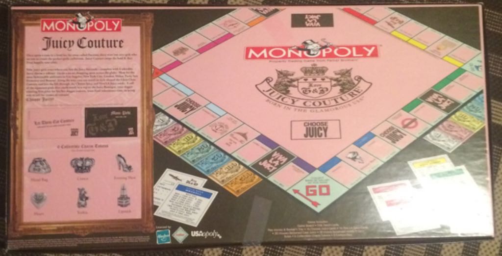 Monopoly Juicy Couture  (2-8) board game collectible [Barcode 098687096911] - Main Image 2