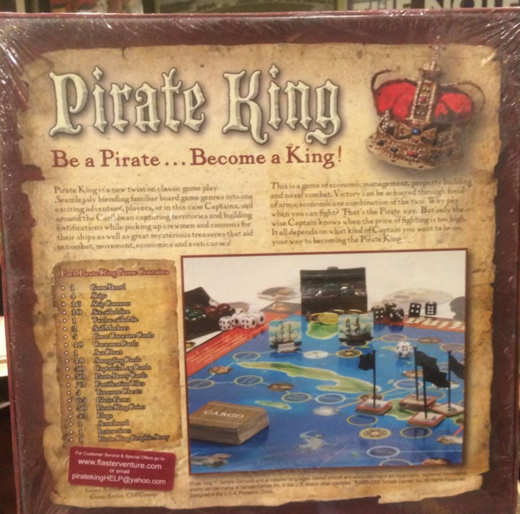 Pirate King  (2-4 Players) board game collectible [Barcode 184589000207] - Main Image 2
