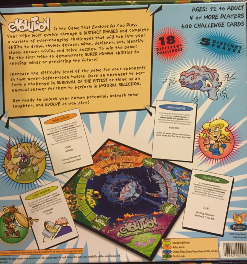 Evolution  board game collectible [Barcode 188921000016] - Main Image 2