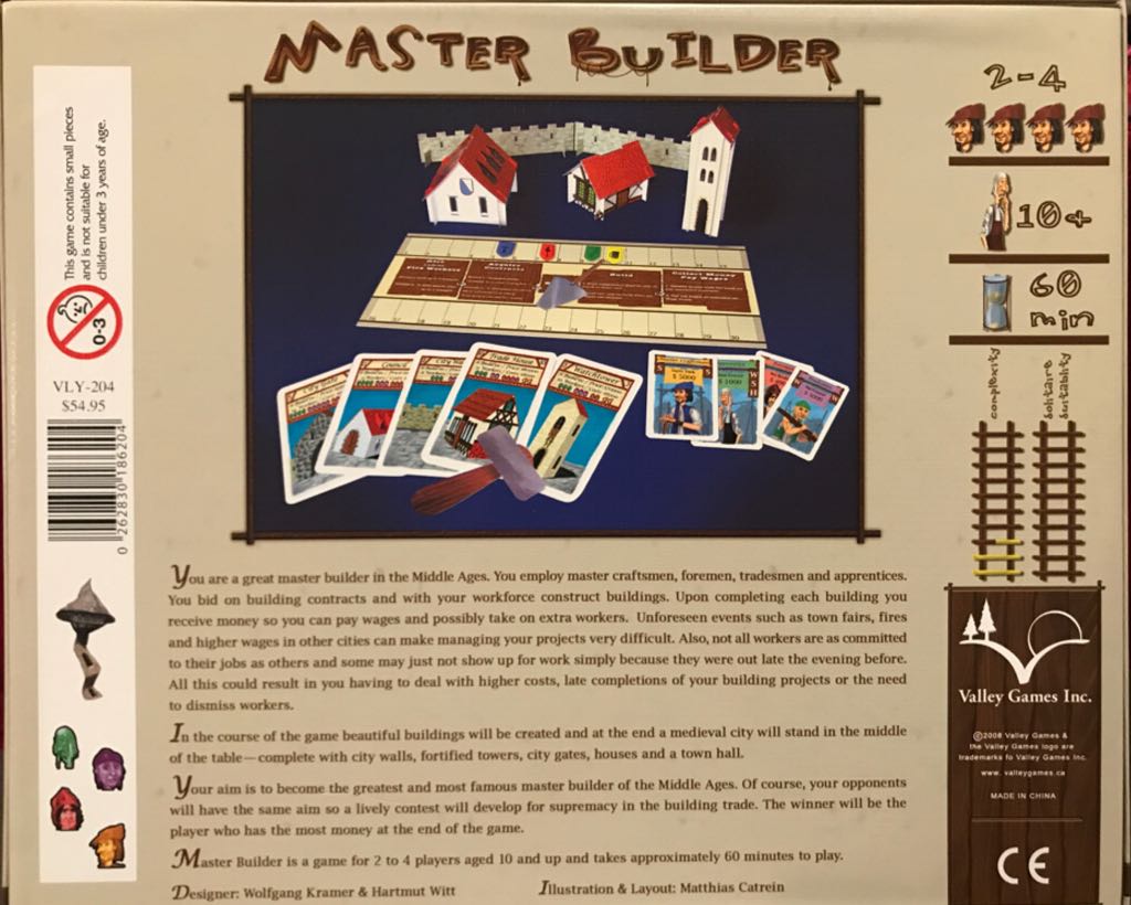 Master Builder  (2 to 4) board game collectible [Barcode 262830186204] - Main Image 2