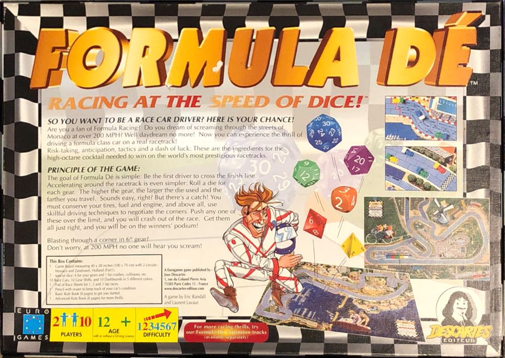 Formula Dé (1997)  (2-10) board game collectible [Barcode 3289880002299] - Main Image 2