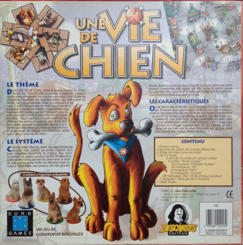 Une vie de chien  (2-6) board game collectible [Barcode 3289880002589] - Main Image 2