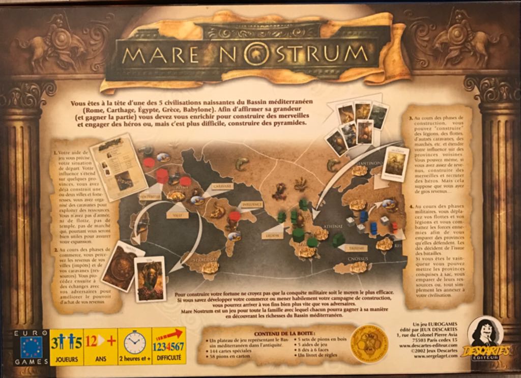 Mare Nostrum  (3-5) board game collectible [Barcode 3289880002749] - Main Image 2
