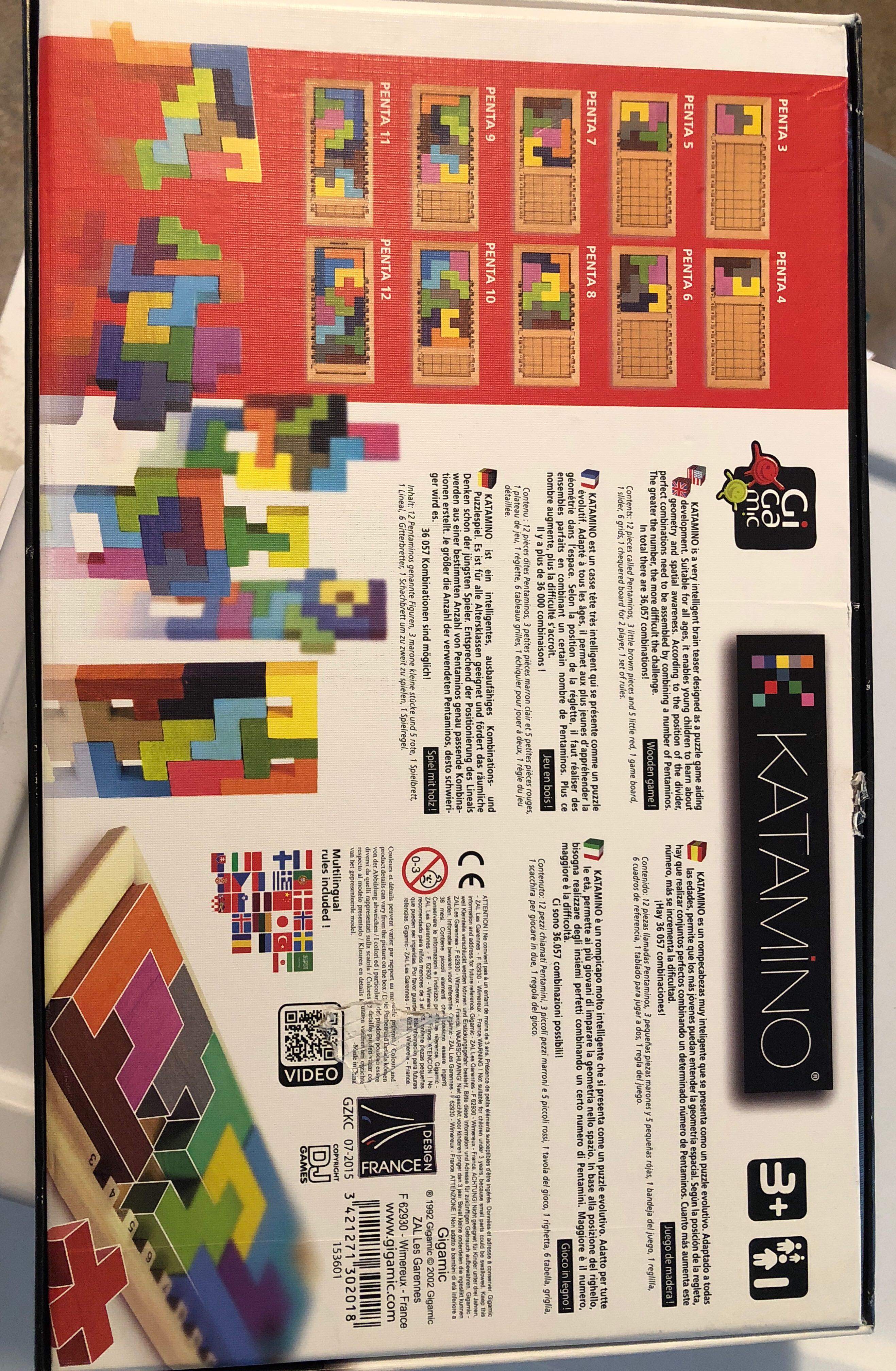 KATAMINO  (1) board game collectible [Barcode 3421271302018] - Main Image 3