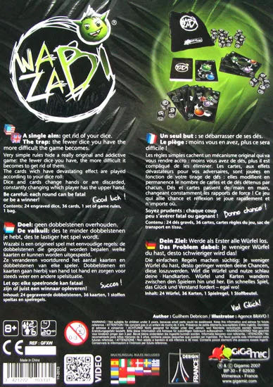 Wazabi  (2-6) board game collectible [Barcode 3421272103331] - Main Image 3