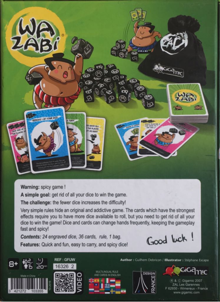 Wazabi  (2-6) board game collectible [Barcode 3421272103355] - Main Image 2