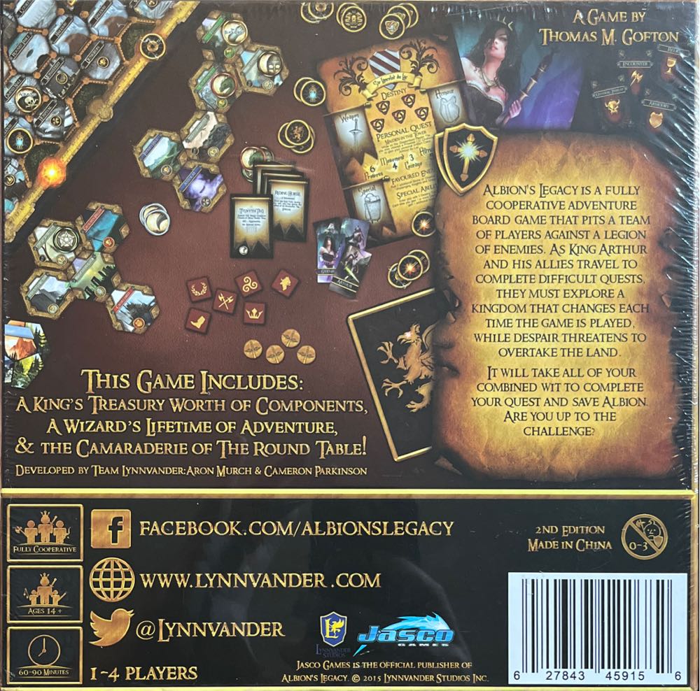 Albion’s Legacy  (1-4) board game collectible [Barcode 020357122682] - Main Image 3