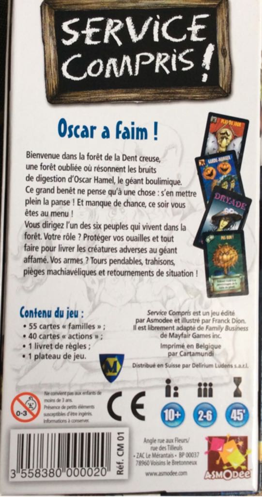 Service compris  (2-6) board game collectible [Barcode 3558380000020] - Main Image 2