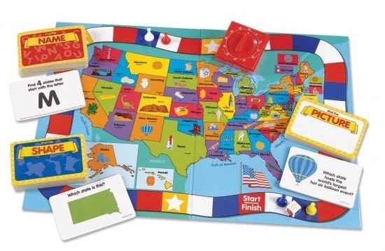 Great States Junior  (2-4) board game collectible [Barcode 020373200333] - Main Image 3