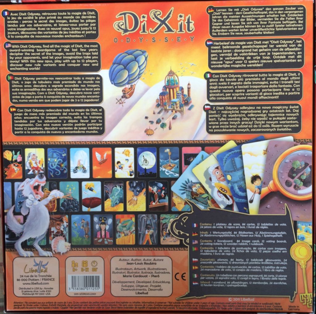 Dixit - Odyssey  (3-12) board game collectible [Barcode 3558380011255] - Main Image 2