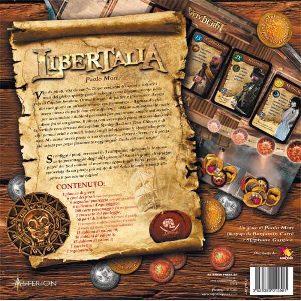 Libertalia  (2-6) board game collectible [Barcode 3558380014140] - Main Image 2