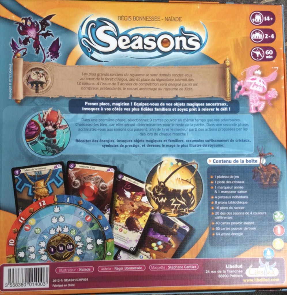 Seasons  (2-4) board game collectible [Barcode 3558380015338] - Main Image 2