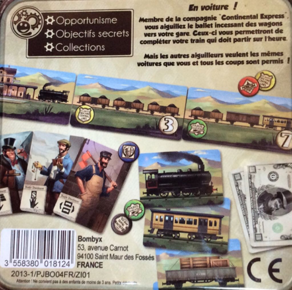 Continental Express  (2-4) board game collectible [Barcode 3558380018124] - Main Image 2