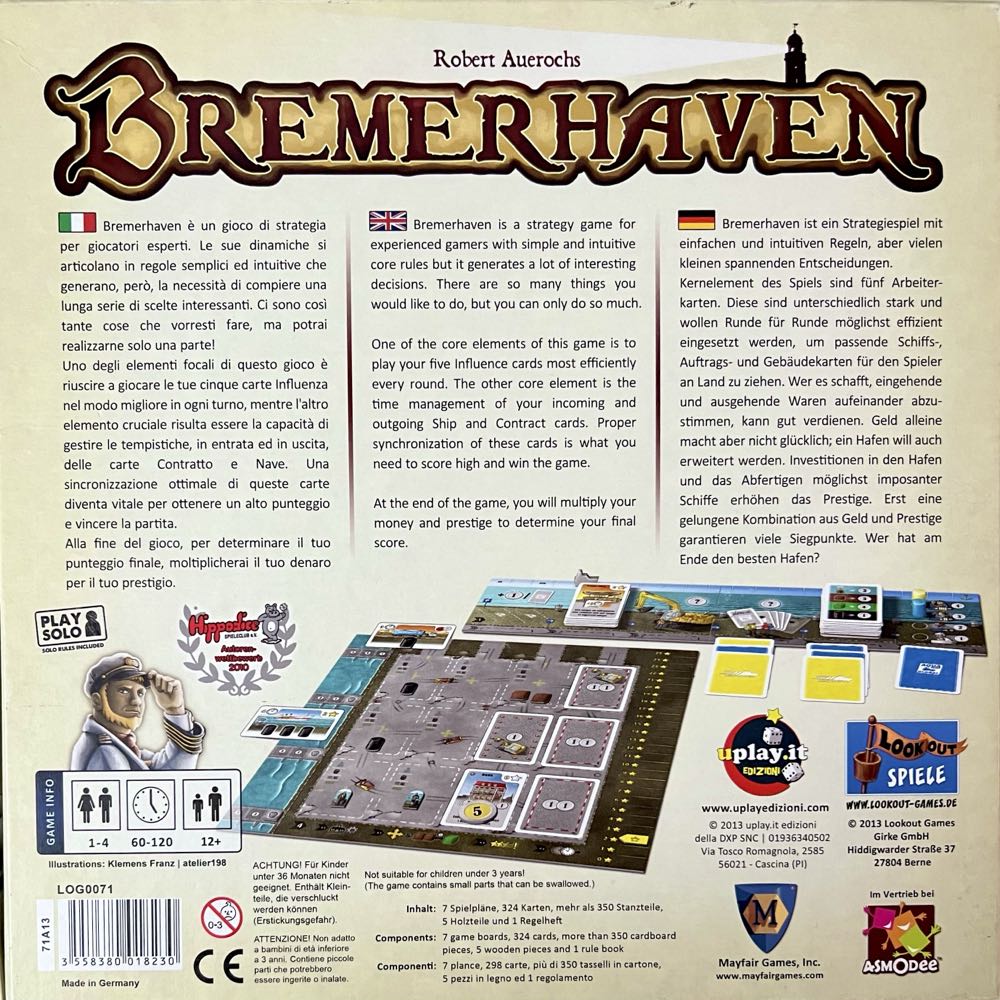 Bremerhaven  (1-4) board game collectible [Barcode 3558380018230] - Main Image 2