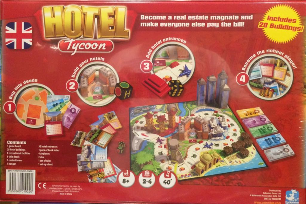Hotel Tycoon  (2-4) board game collectible [Barcode 3558380019220] - Main Image 2