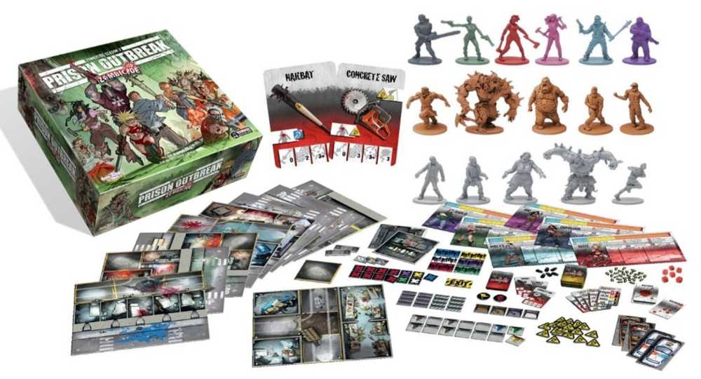 Zombicide: Season 2 - Prison Outbreak  (1-6) board game collectible [Barcode 3558380022862] - Main Image 3