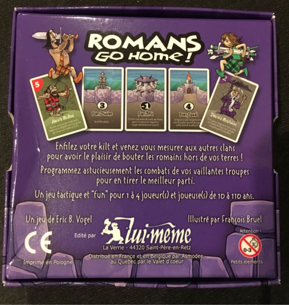 Romans Go Home !  (1-4) board game collectible [Barcode 3558380023579] - Main Image 2