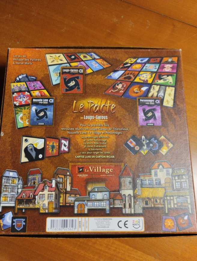Les Loups-Garous : Spécial Édition Le Pacte  (9-47) board game collectible [Barcode 3558380023623] - Main Image 2