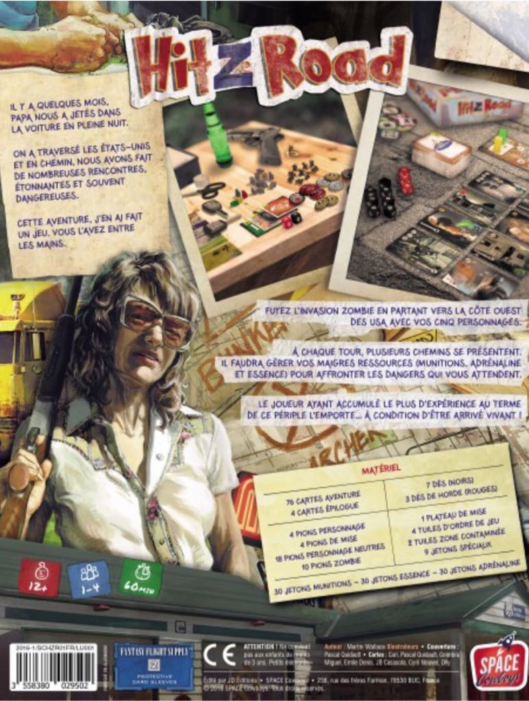 Hit Z Road  (1-4) board game collectible [Barcode 3558380029502] - Main Image 2