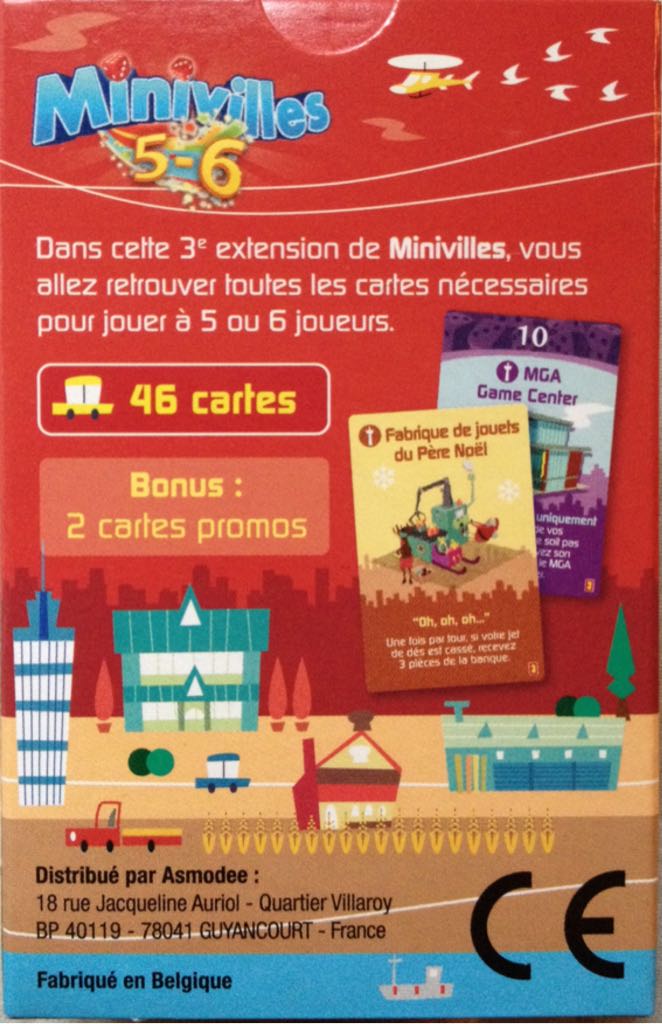 Minivilles Extension 5-6 Vf - Asmodee  (5-6) board game collectible [Barcode 3558380033332] - Main Image 2