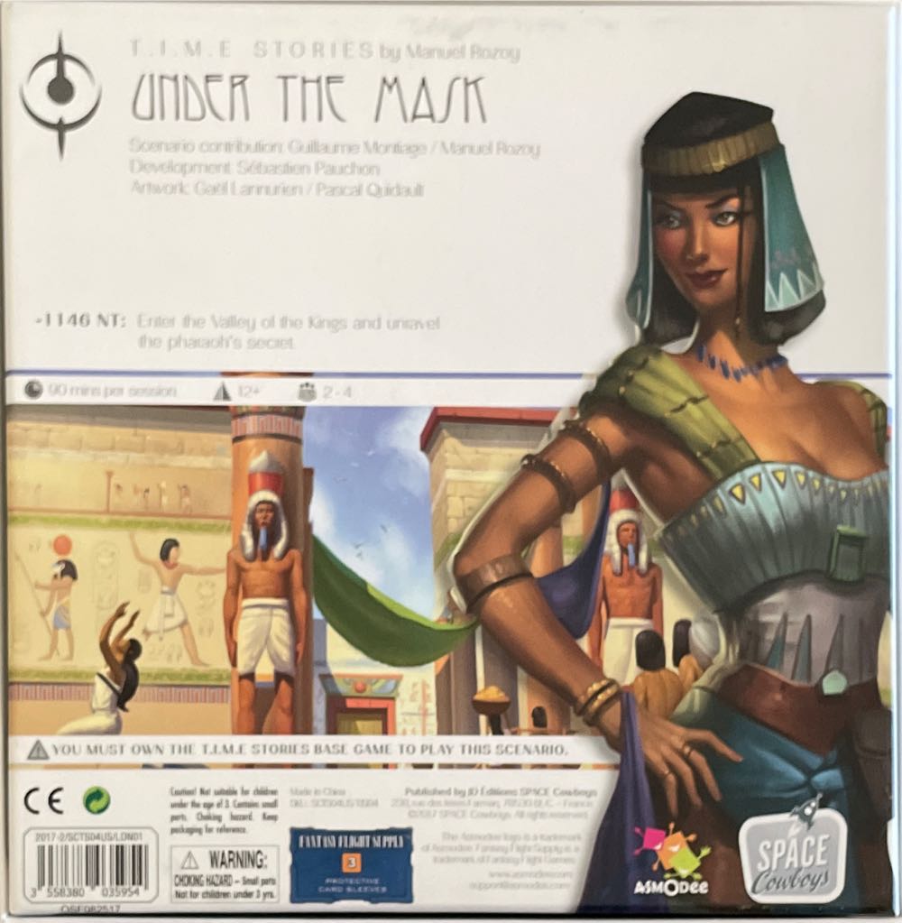 T.I.M.E. Stories 4: Under The Mask  (2-4) board game collectible [Barcode 3558380035954] - Main Image 3