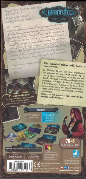 Mysterium : Hidden Signs Expansion  (2-7) board game collectible [Barcode 3558380037156] - Main Image 3