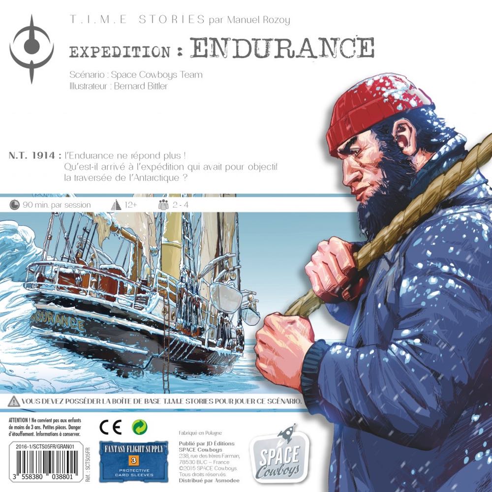 T.I.M.E. Stories 5: Expedition: Endurance  (2-4) board game collectible [Barcode 3558380038795] - Main Image 2