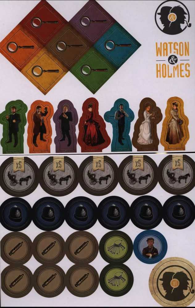 Watson & Holmes  (2-7) board game collectible [Barcode 3558380042259] - Main Image 3